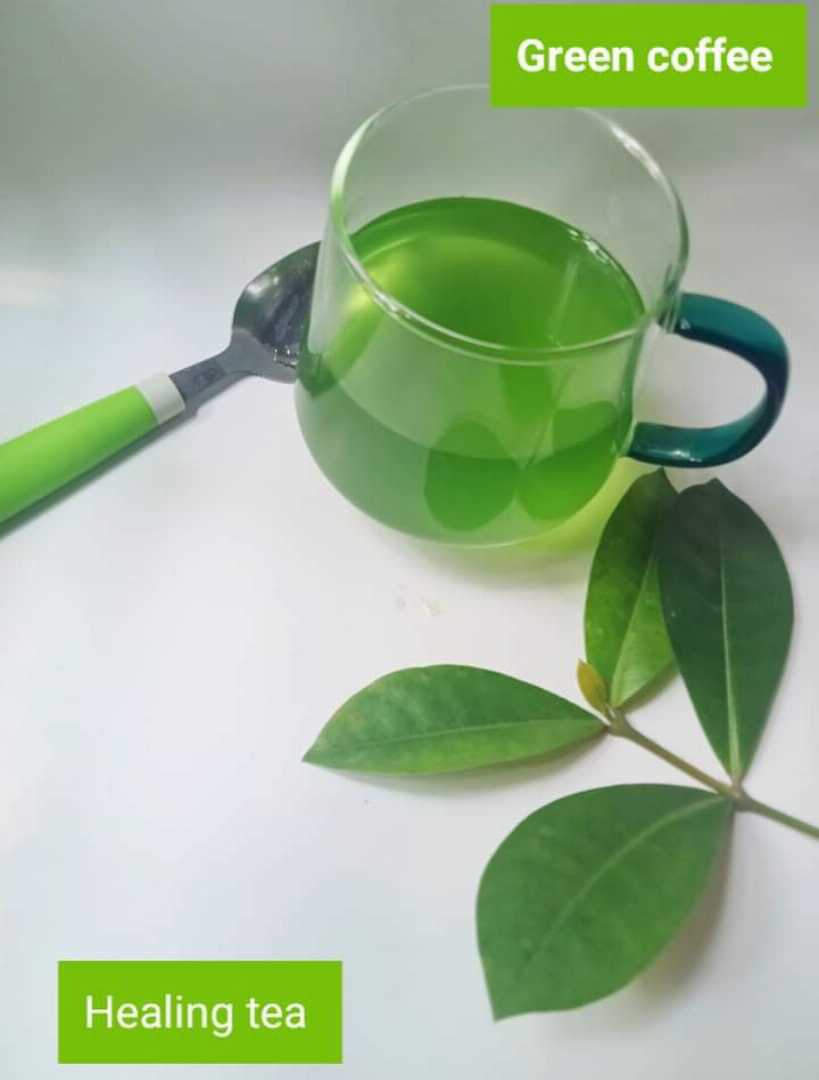 Green,coffee,powder,